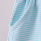 Premium Mint&white stripe drawstring shorts