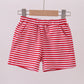 Premium Red&white stripe shorts