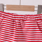 Premium Red&white stripe shorts