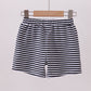 Premium Navy&white stripe shorts