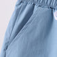 Dusty blue pocket performance shorts