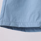 Dusty blue pocket performance shorts