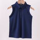 Blue everyday Collared Tank