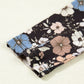 Black Floral Print Slim Long Sleeve T Shirt