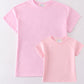 Premium Blush basic T-shirt Kids and adult