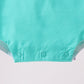 Green ribbon ruffle bow bubble