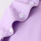 Purple ruffle bow bonnet