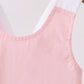 Pink & blue ruffle bow bubble