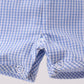 Blue ruffle bow bubble