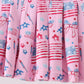 Pink flag star print skorts