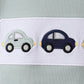 Green vehicle embroidery top