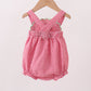 Red watermelon ruffle bubble