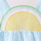 Mint lemon ruffle bubble