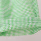 Red watermelon embroidery shorts set