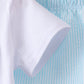 Blue lemon embroidery shorts set