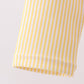 Blue stripe ruffle rashguard set