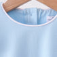 Mint flutter sleeve scalloped top