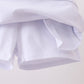 Snow white scallop hem bow skort