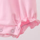 Pink Floral Embroidery Bubble