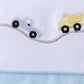 Blue Vehicle Embroidered Bubble