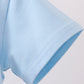 Blue football applique top