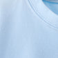 Blue football applique top