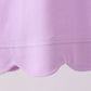 Purple Scalloped Bow Dress