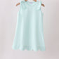 Mint Scalloped Bow Dress