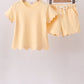 Buttercup Scalloped Shorts Set