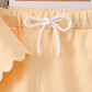 Buttercup Scalloped Shorts Set