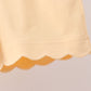 Buttercup Scalloped Shorts Set