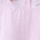 Pink Seersucker Stripe Scalloped Dress