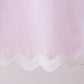 Pink Seersucker Stripe Scalloped Dress