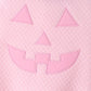 Pink Jack-O-Lantern applique bubble