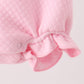 Pink Jack-O-Lantern applique bubble