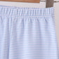 Blue Jack-O-Lantern applique pants set