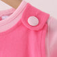 Pink Jack-O-Lantern applique 2pc dress set