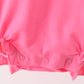 Pink Jack-O-Lantern applique 2pc bubble set