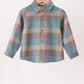 Teal Plaid Button Down Shirt
