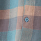 Teal Plaid Button Down Shirt