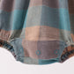 Teal Plaid Ruffle Bubble
