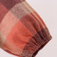Rust Plaid Ruffle Dress