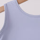 Dusty Blue Scalloped Dress