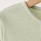 Green scalloped pants set