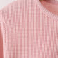Pink scalloped pants set