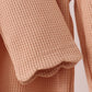 Oatmeal scalloped pants set