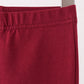 Maroon scalloped bell pants