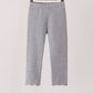 Grey scalloped leggings
