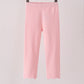 Pink scalloped leggings