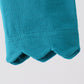 Teal scalloped leggings